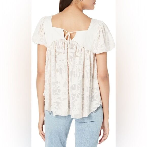 Free People Sunrise To Sunset Top In Champagne Dream - Picture 2 of 3